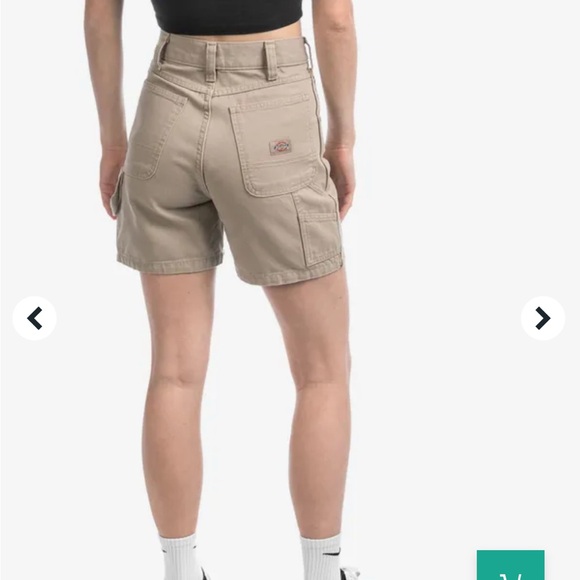 Women's Tan Shorts - Picture 2 of 6